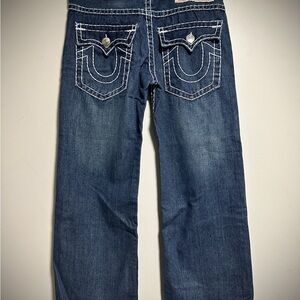 True Religion Billy Super T Baggy Men’s Indigo Straight Jeans🔥